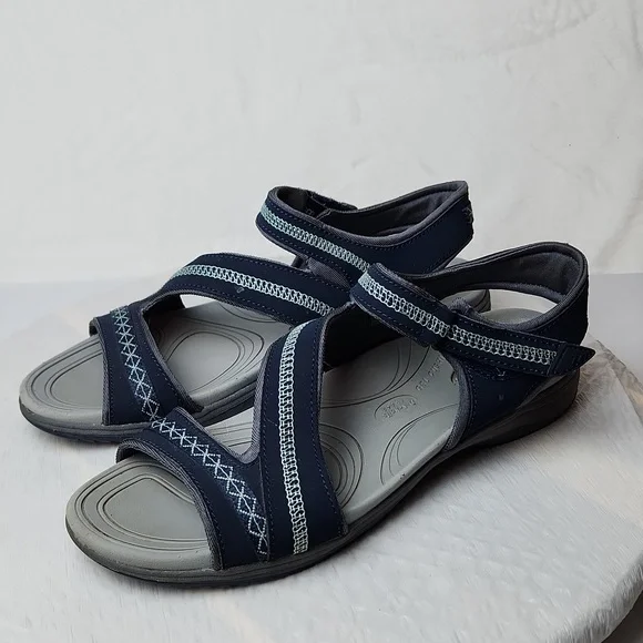Scholl's Shoes Dr Scholls Womens Blue Gel Cushion Strap - Main Image